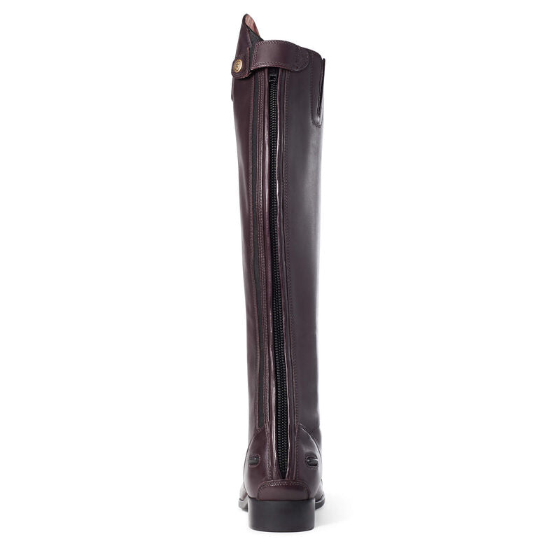 Ariat Ladies Heritage Contour II Field Zip Long Riding Boots in Sienna