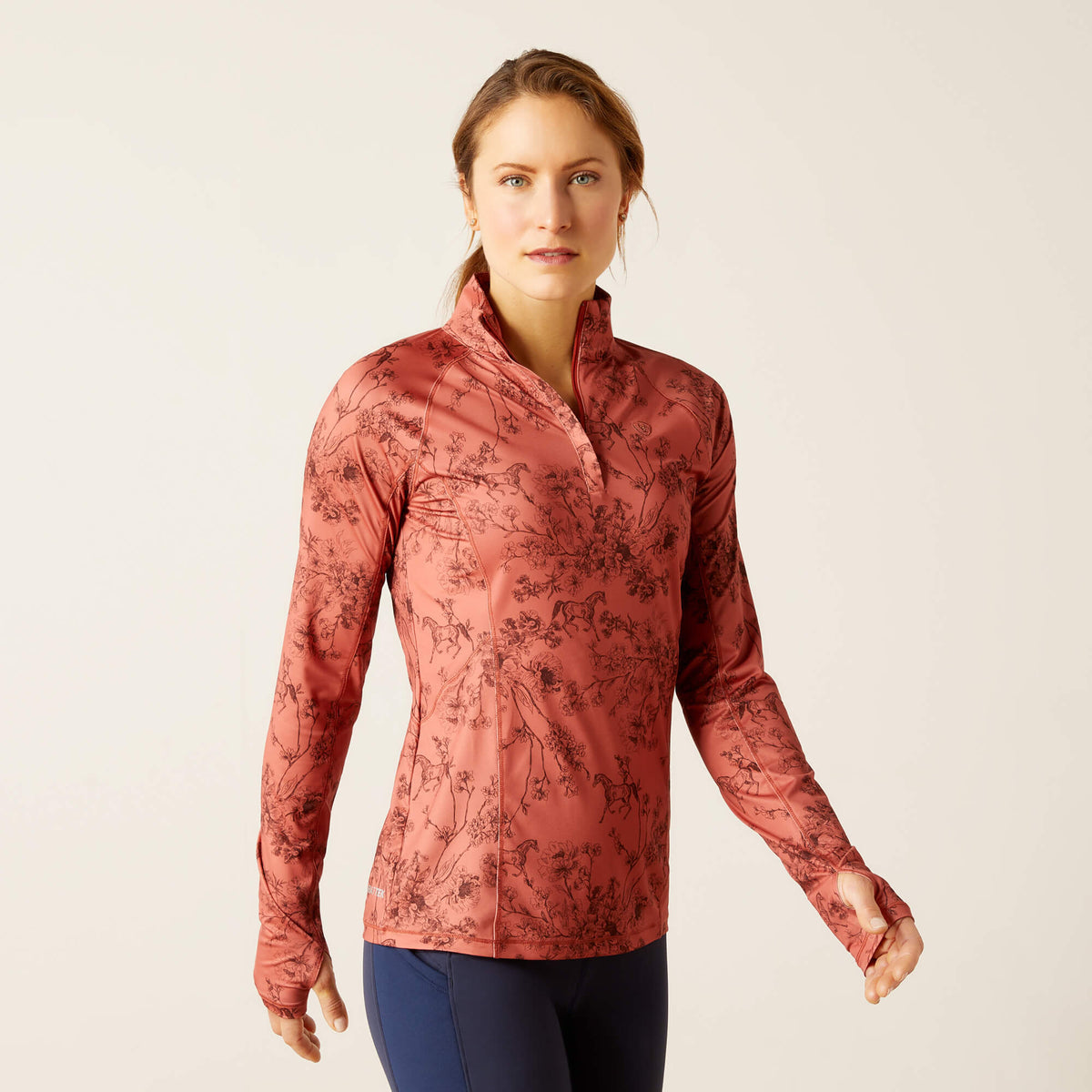 Ariat Ladies Lowell 2.0 1/4 Zip Base Layer