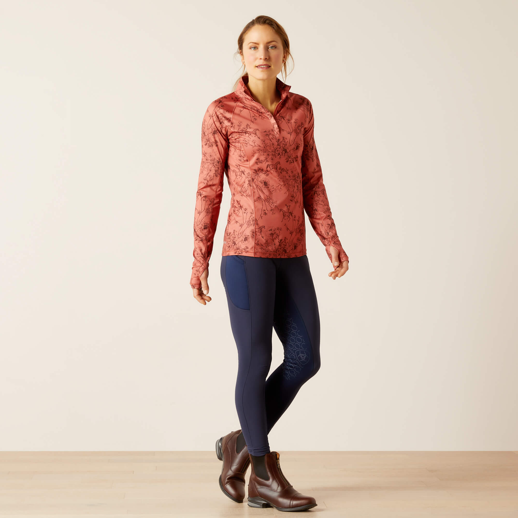 Ariat Ladies Lowell 2.0 1/4 Zip Base Layer