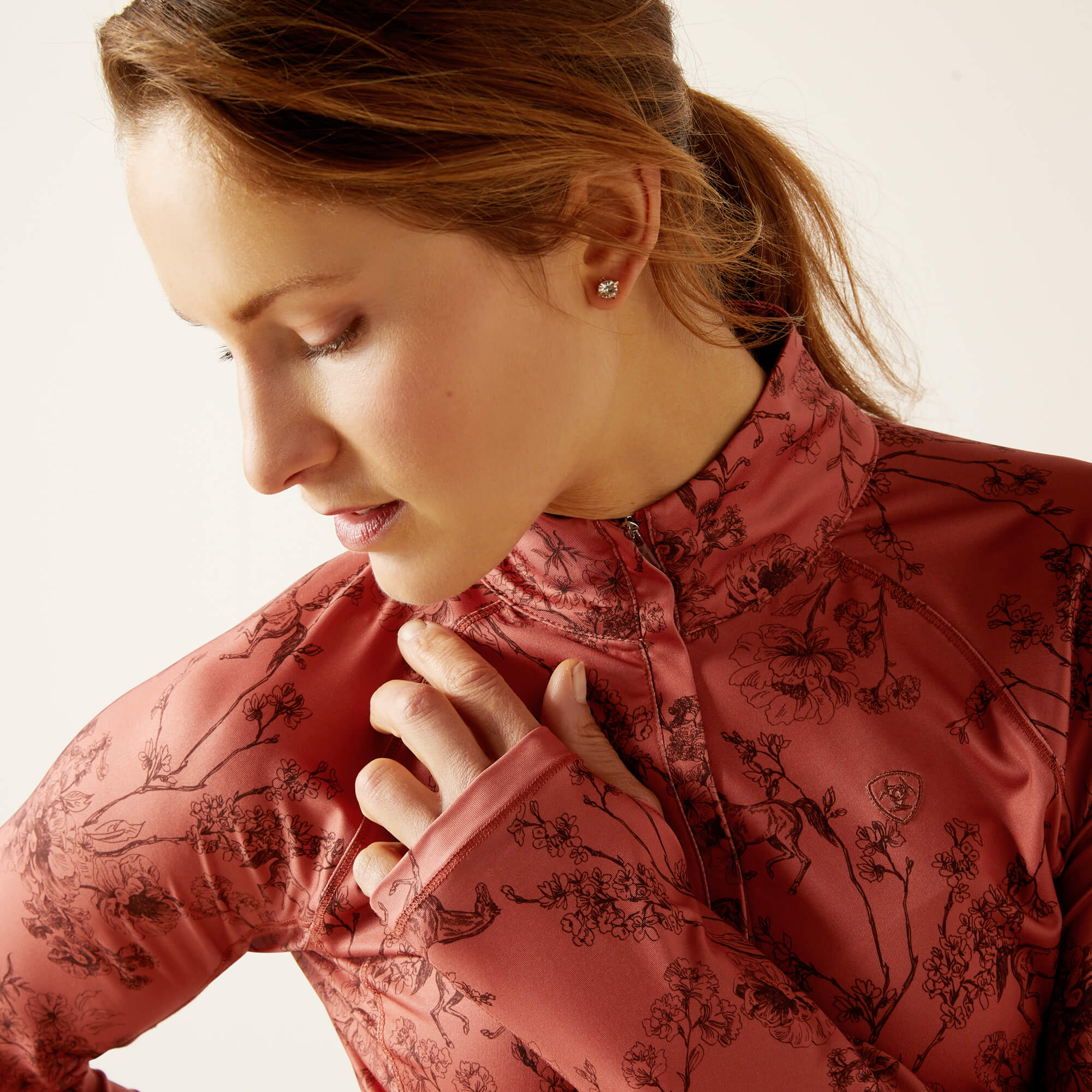 Ariat Ladies Lowell 2.0 1/4 Zip Base Layer