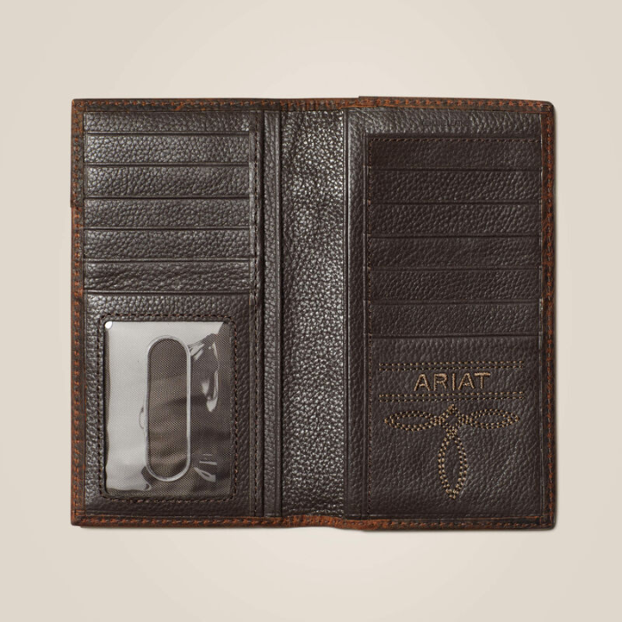 Ariat Logo Boot Stitch Rodeo Wallet