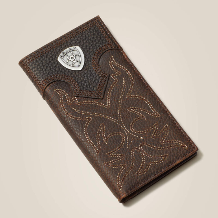 Ariat Logo Boot Stitch Rodeo Wallet