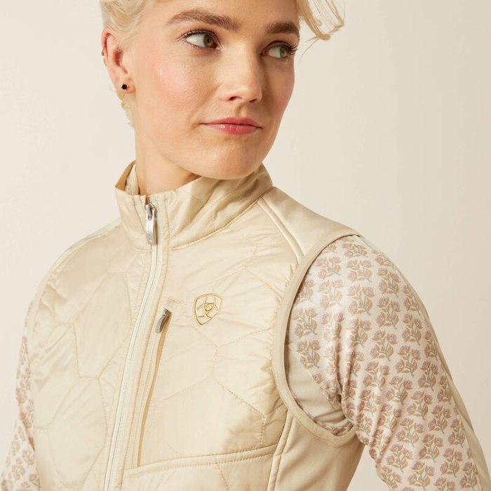Ariat Women's Fusion Insulated Gilet in Almond Milk