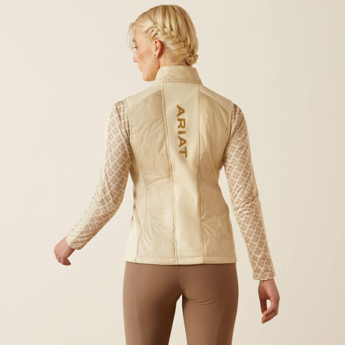 Ariat Women's Fusion Insulated Gilet in Almond Milk