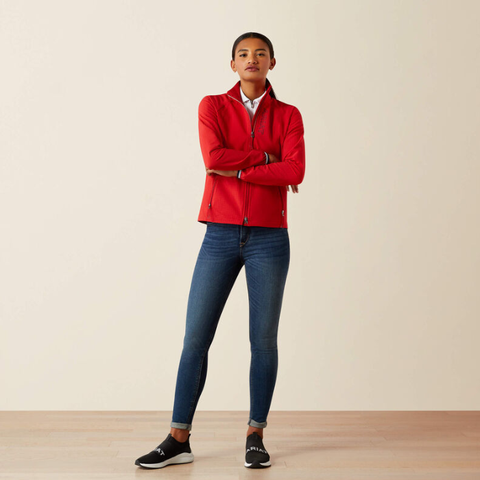 Ariat Womens Versa Team Jacket in Weg Red