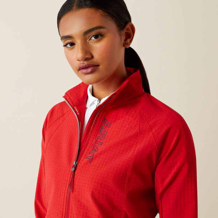 Ariat Womens Versa Team Jacket in Weg Red