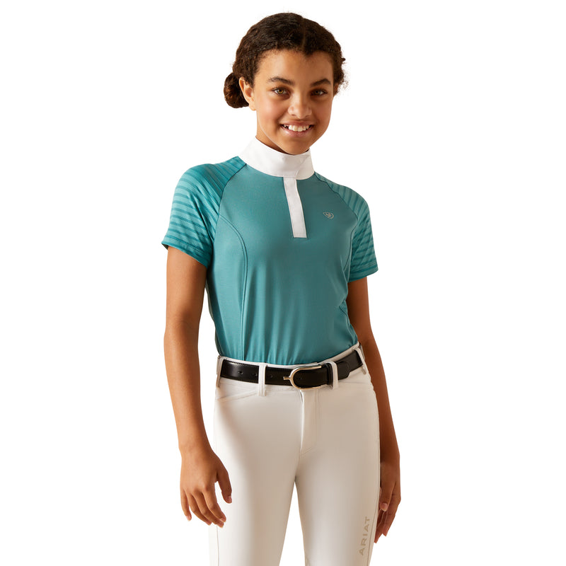 Ariat Youth Aptos Vent Short Sleeve Show Shirt