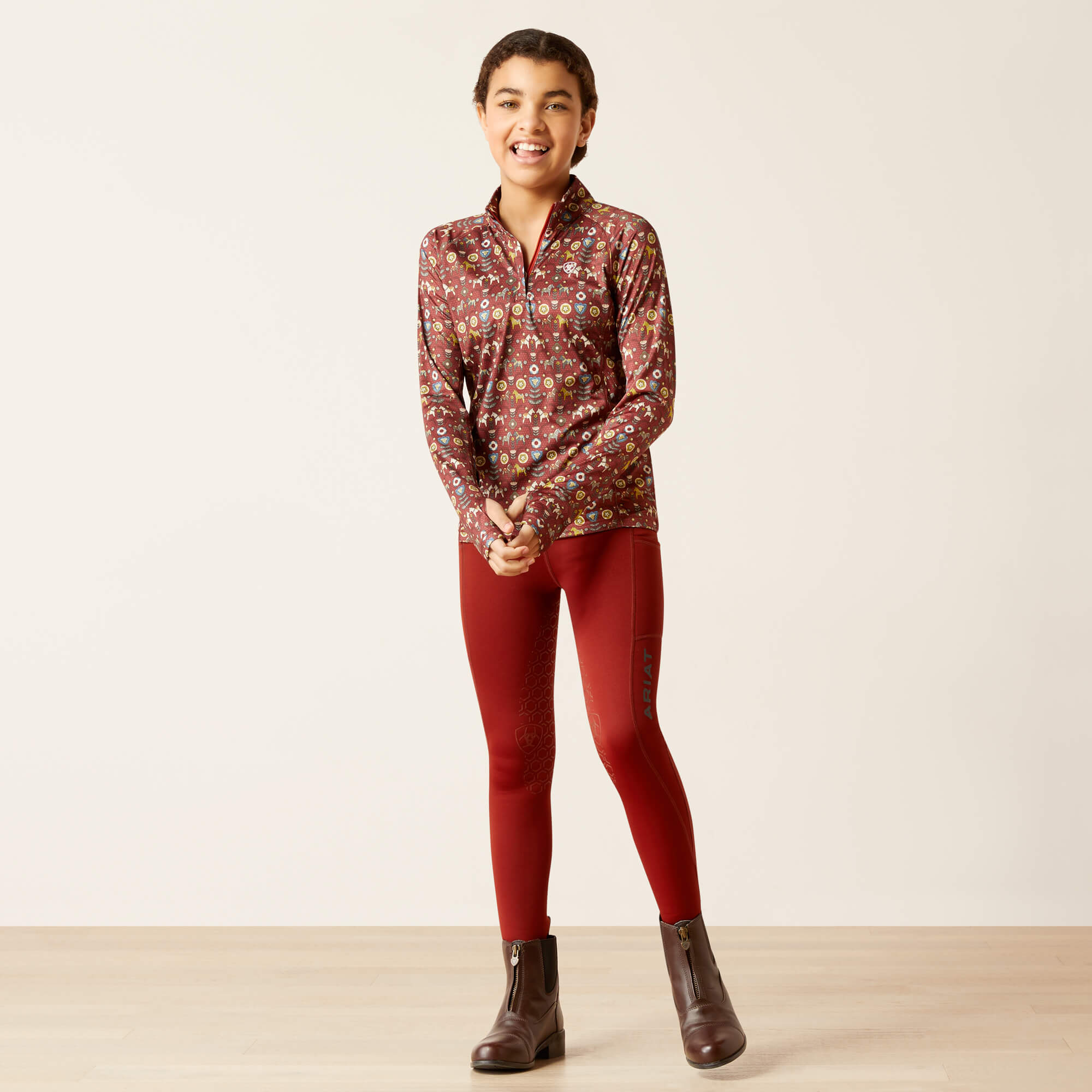 Ariat Youth Lowell 2.0 1/4 Zip Base Layer