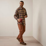 Ariat Mens Rebar Flannel Durastretch Work Shirt