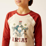 Ariat Youth Dala Horses Long Sleeve T-shirt