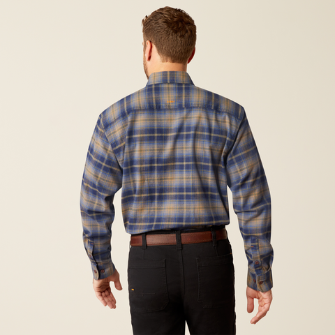 Ariat Mens Rebar Flannel Durastar Work Shirt