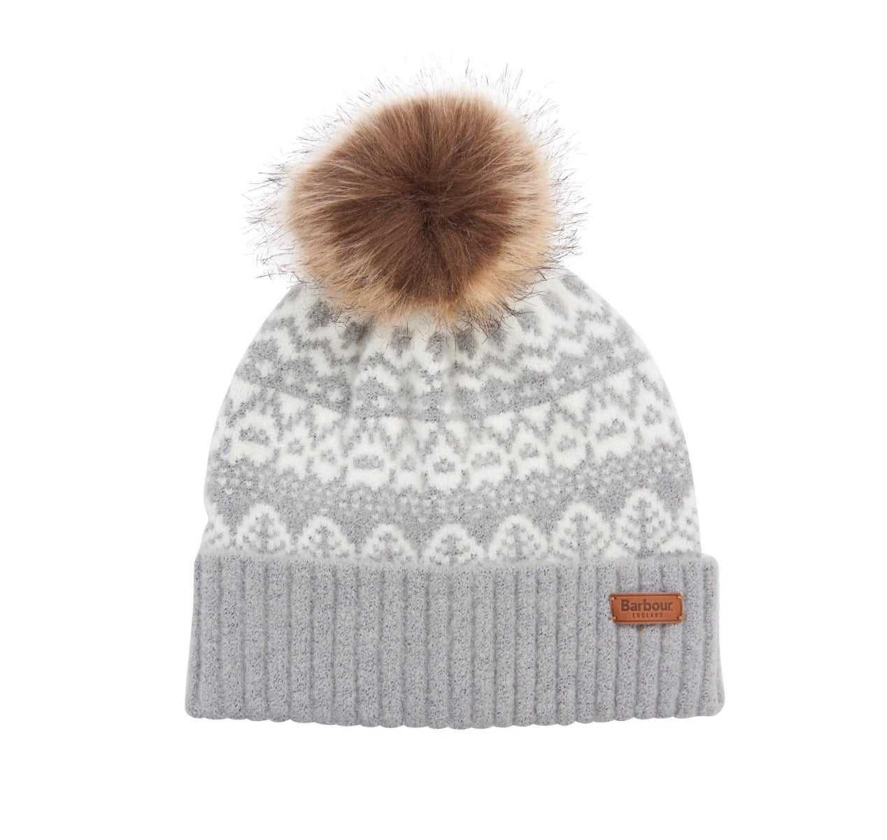 Barbour Ladies Alpine Fair Isle Pom Beanie