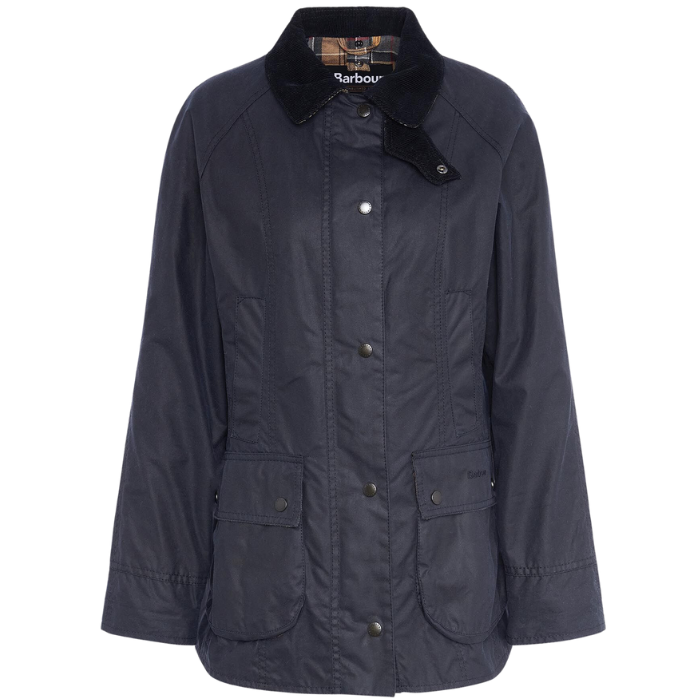 Barbour Ladies Beadnell Wax Jacket in Navy