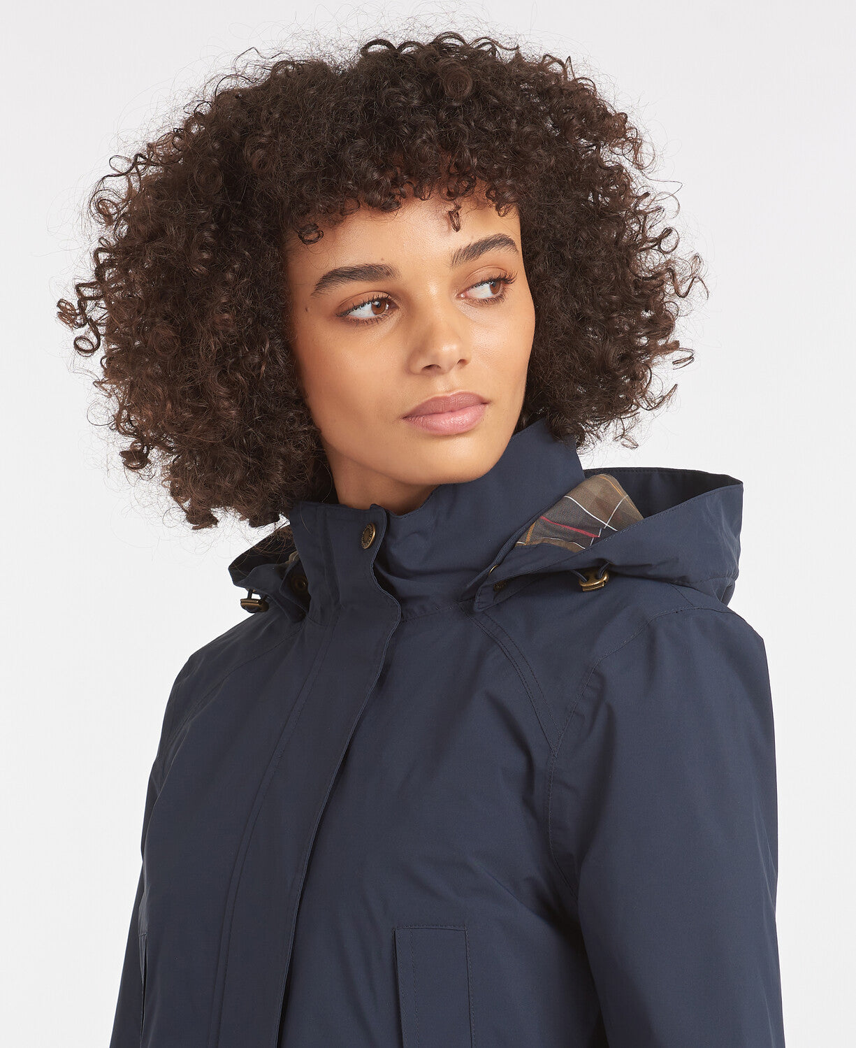 Barbour Ladies Clyde Jacket in Classic Navy