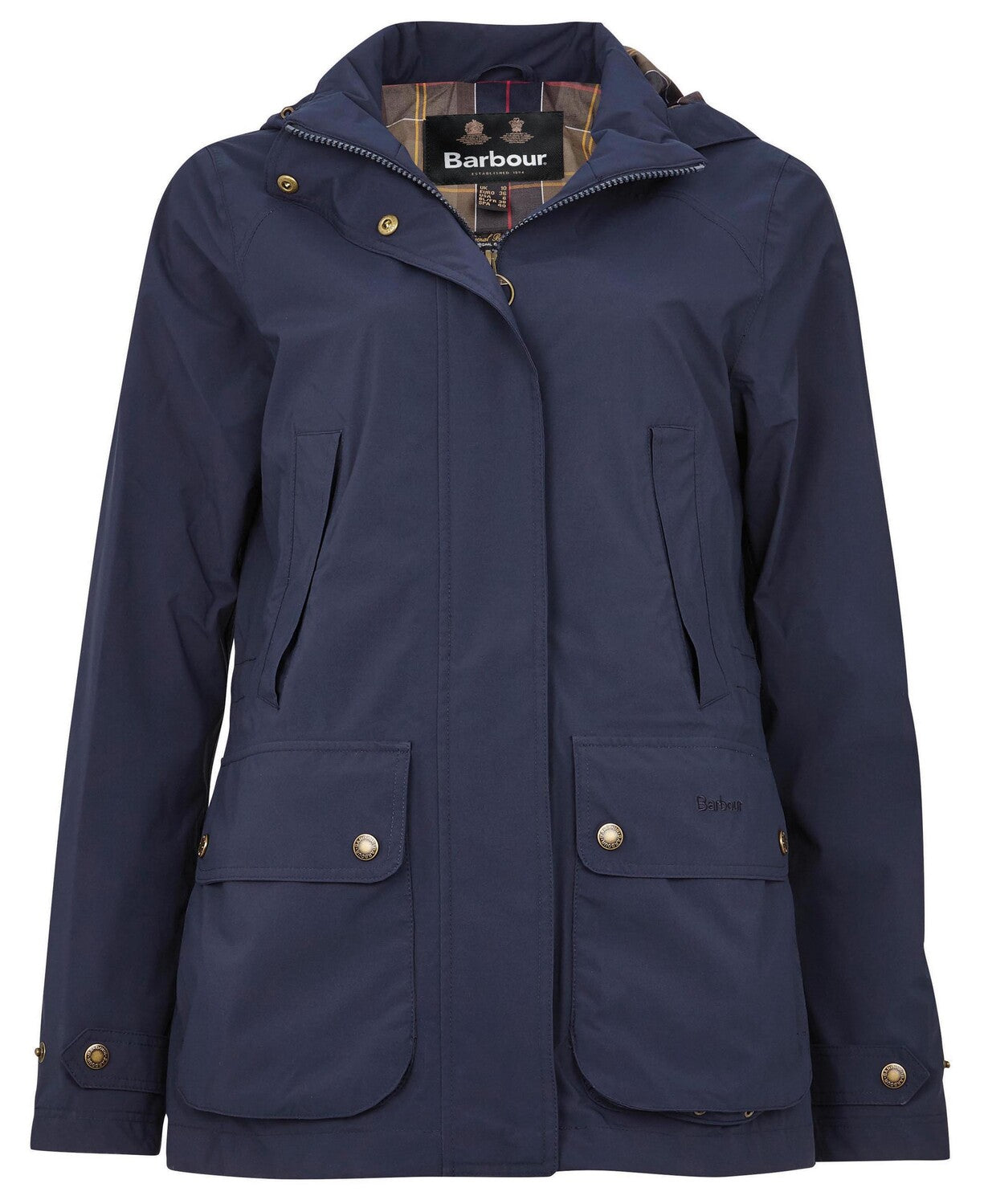 Barbour Ladies Clyde Jacket in Classic Navy