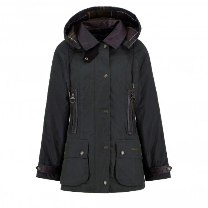 Barbour Ladies Ivy Wax Jacket in Fern