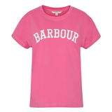 Barbour Ladies Northumberland Classic T-shirt in Rose Pink