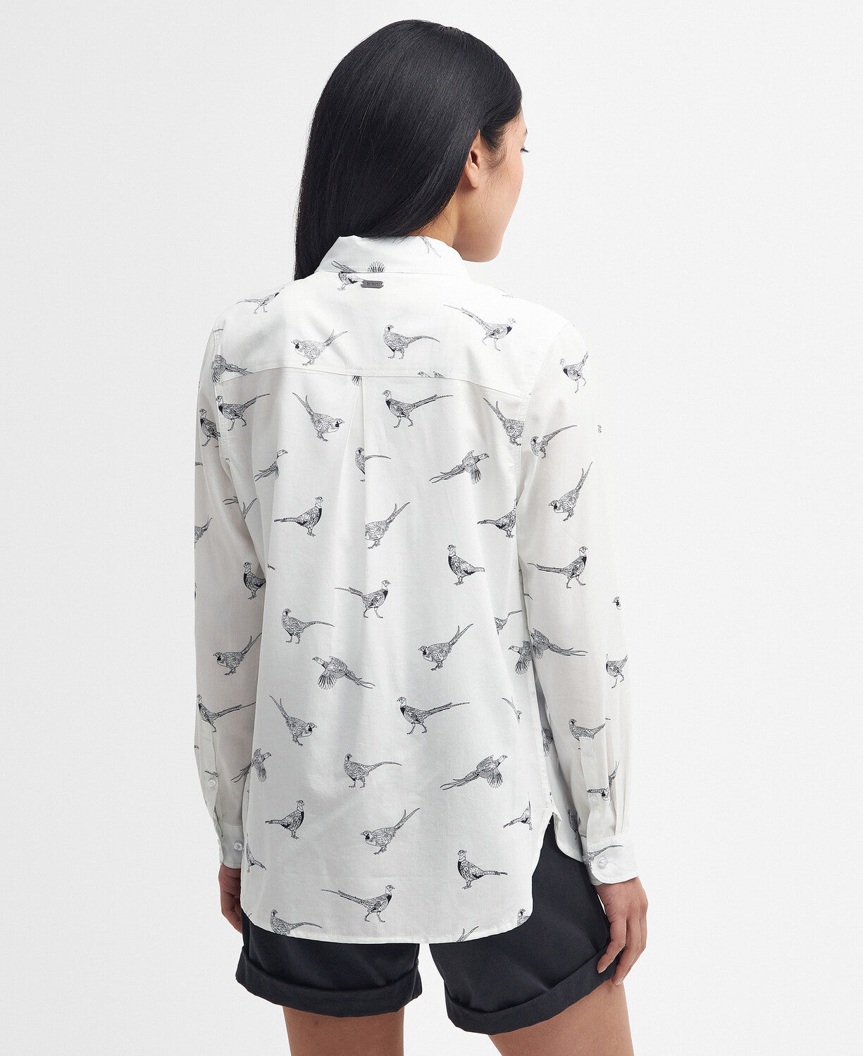 Barbour Ladies Safari Shirt in Pheasant Print