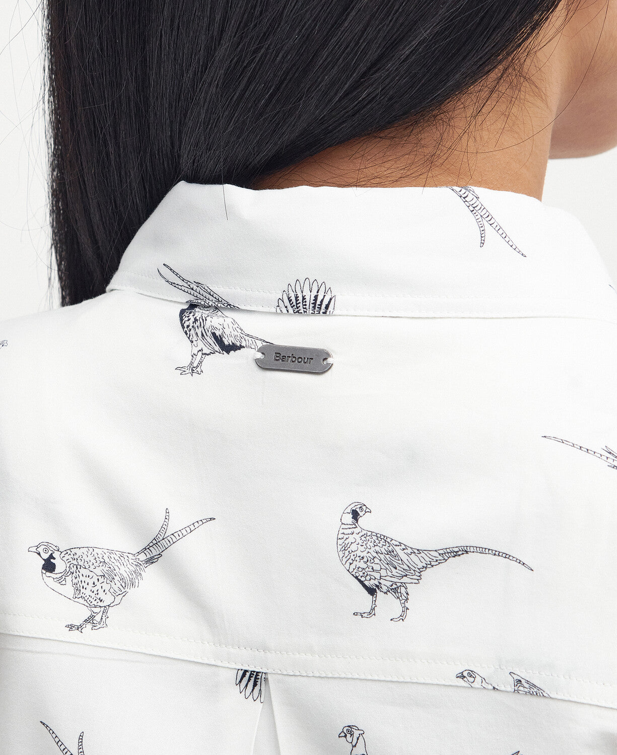 Barbour Ladies Safari Shirt in Pheasant Print