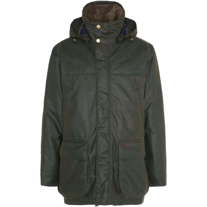 Barbour Mens Bleaberry Wax Jacket in Fern