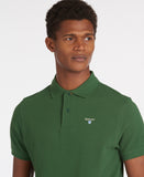 Barbour Mens Sports Polo in Racing Green
