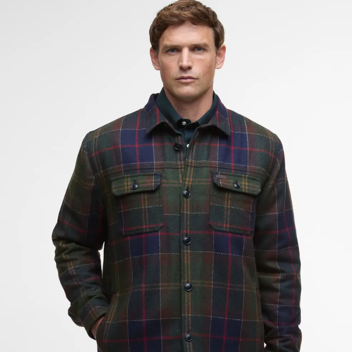 Barbour Wilberry Overshirt in Tartan