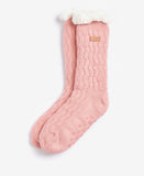 Barbour Ladies Cable Knit Lounge Socks