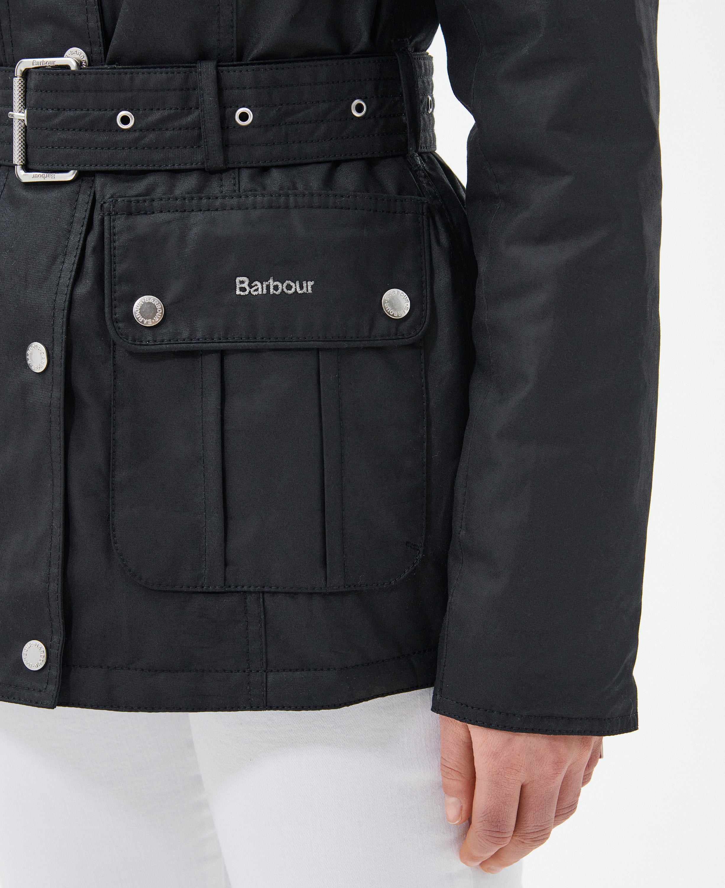 Barbour sandsend waxed online cotton utility jacket