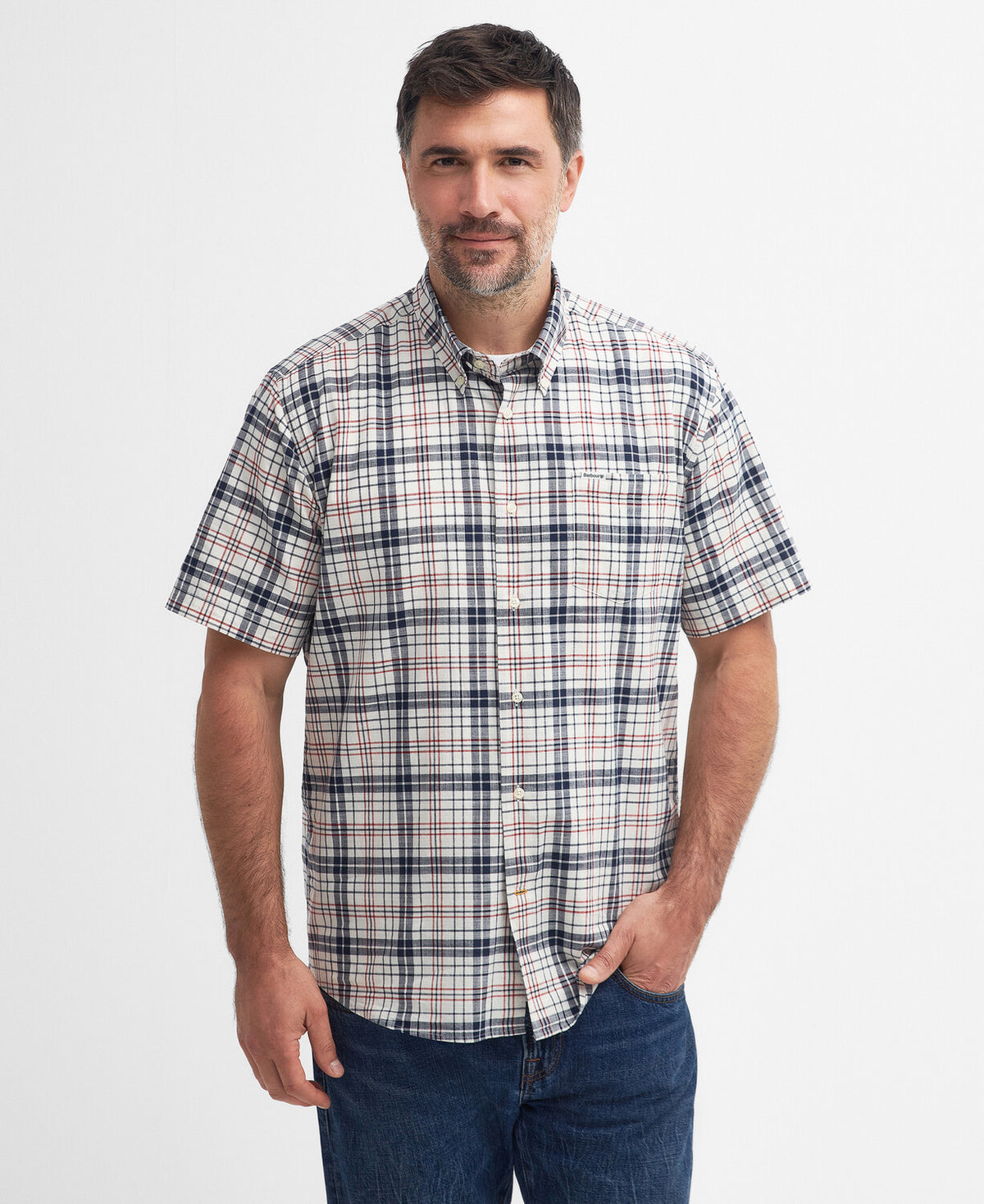 Barbour Mens Drafthill Short Sleeve Shirt Eland Lodge