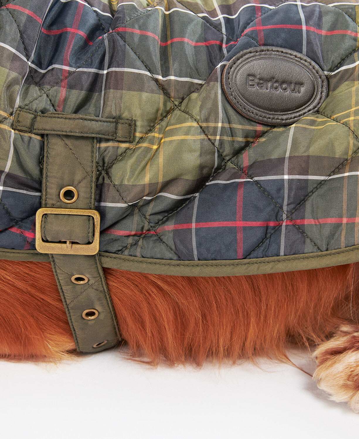 Barbour Tartan Dog Coat