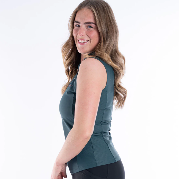 Blackfort Equestrian Mesh Sleeveless Baselayer in Sea Green