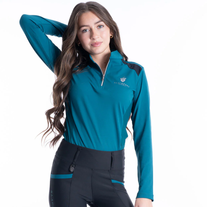 Blackfort Ladies Cool Mesh Long Sleeve Baselayer in Emerald
