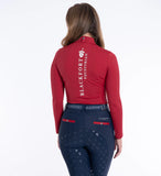 Blackfort Ladies Cool Mesh Long Sleeve Baselayer in Red