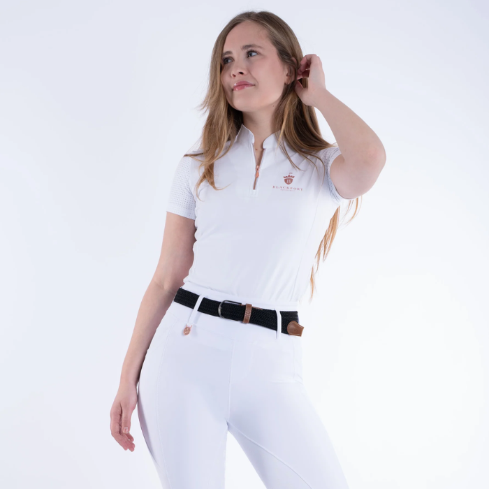 Blackfort Ladies Show Shirt in White