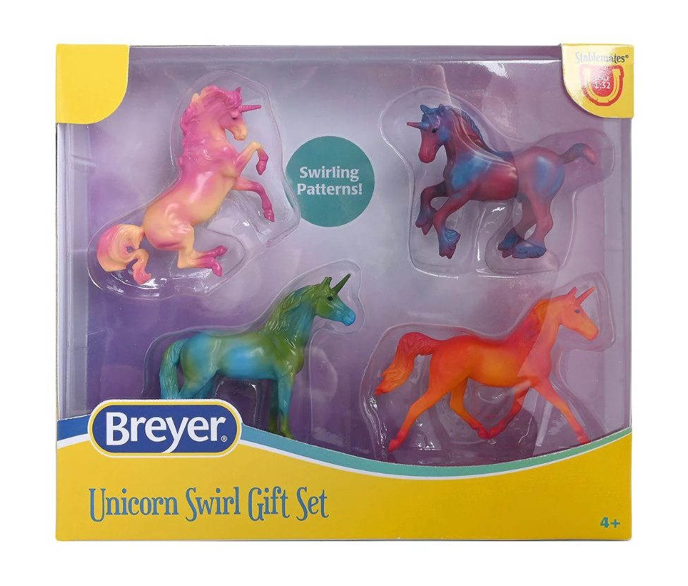 Breyer Unicorn Swirl Gift Set