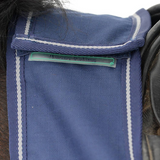 Bucas Riding Rug in Navy/Silver
