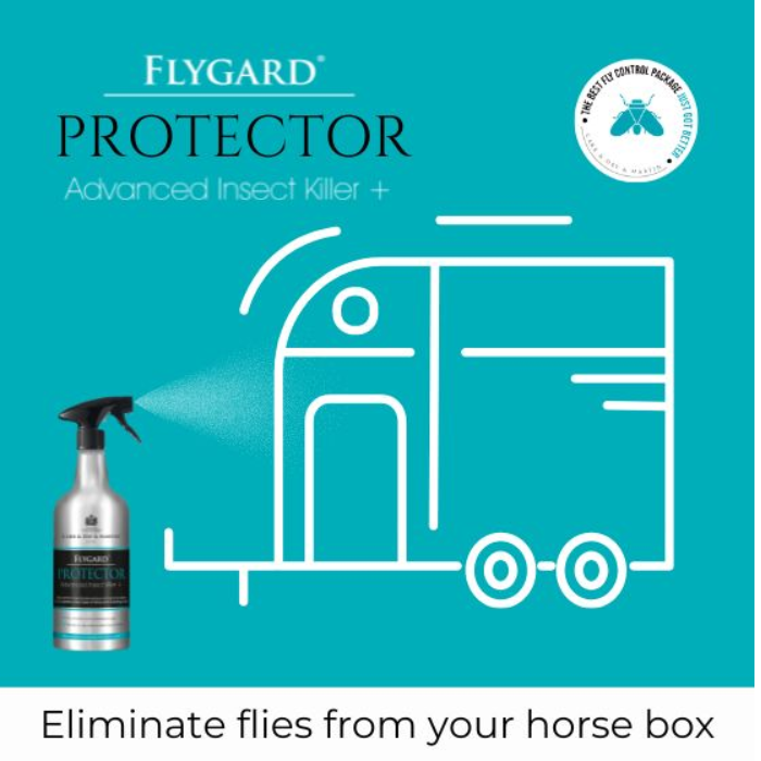 Graphic of Carr & Day & Martin FlyGard Protector Used in Horsebox