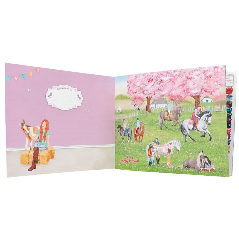 Create Your Happy Horse Colouring