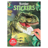 Dino World Number Sticker Book