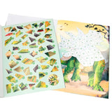 Dino World Number Sticker Book