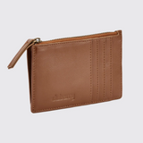 Dubarry Broomhill Leather Cardholder in Caramel