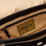 Gold handbag lining with dubarry logo and zip pocket
