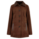 Dubarry Ladies Clarke Leather Jacket in Walnut