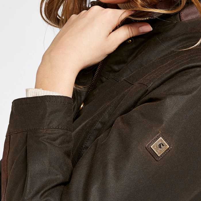 Dubarry Ladies Mountrath Waxed Jacket in Olive