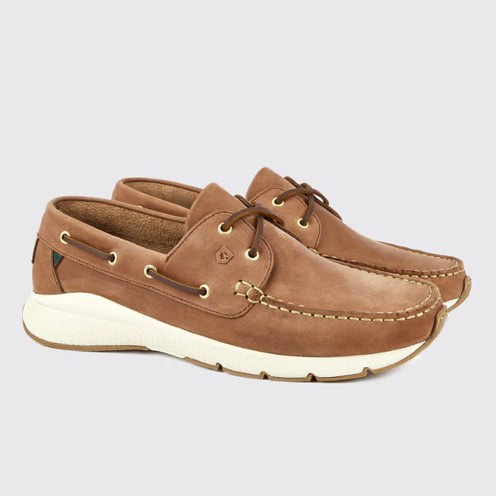 Dubarry Mens Dungarvan Deck Shoe in Chestnut