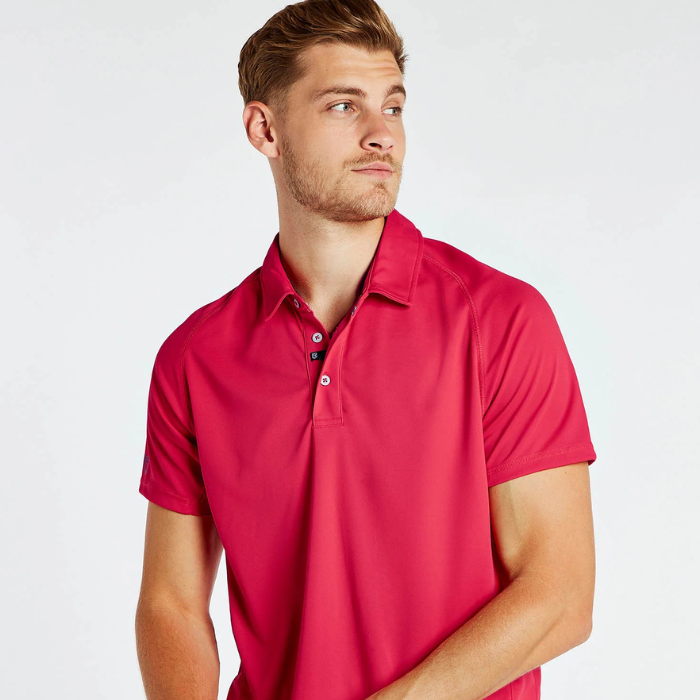 Dubarry Men's Menton Polo in Red | Eland Lodge