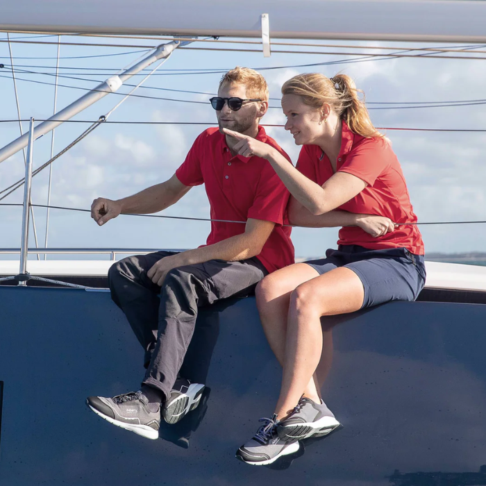 Pair On Yacht Wear Dubarry Men's Menton Polo in Red | Eland Lodge