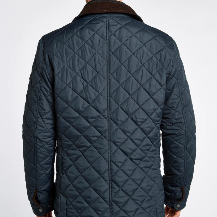 Dubarry Mens Mountusher Quilted Jacket in Navy | Eland Lodge
