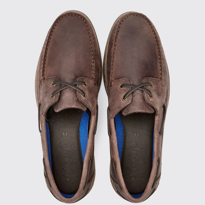 Dubarry Mens Oceania Deck Shoes in Old Rum