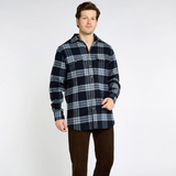 Dubarry Townley Men's Hunting Check Shirt in Indigo